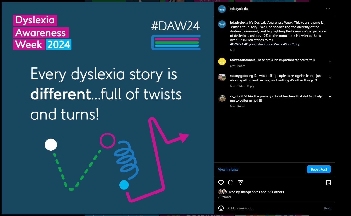 Every dyslexia story is different, full of twists and turns!