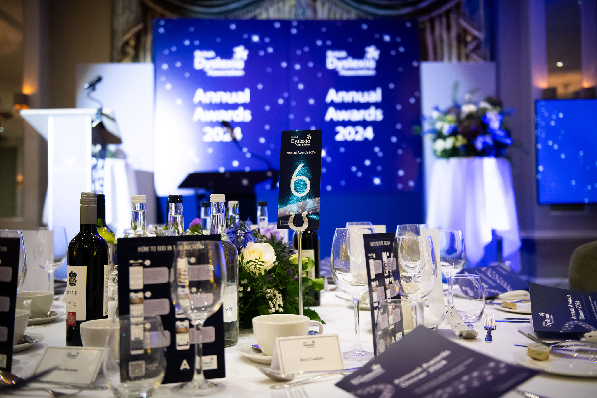 awards table